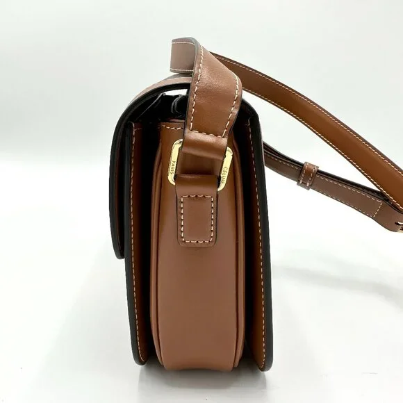 Celine Tan Classique Calfskin Triomphe Bag - Picture 4 of 10